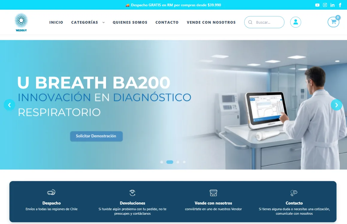 Imagen del proyecto Medbuy Web & Rediseño